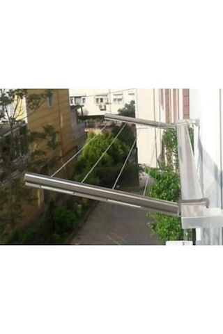 Küpeşte Alümi Nyum Balkon Çamaşırlık Kurutmalık 80 30 Çok Renkli