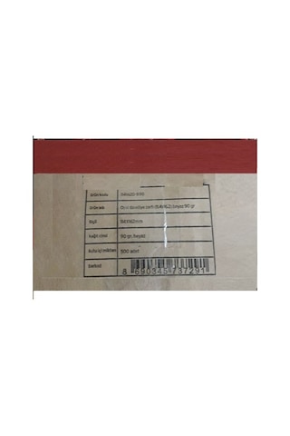 Oyal Davetiye Zarfı 11x16 Beyaz 90 Gr 500 Lü