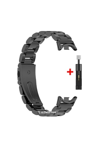Xiaomi Mi Band 8 / Band 9 Kordon Klipsli Metal Kordon 04 +kısaltma Aparatı