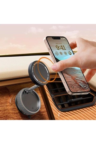 Daytona K10b 360 Dönebilen Vakumlu Magnetik Telefon Tutucu