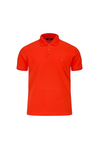 Hatemoğlu Nar Çiçeği Regular Fit Polo Yaka 100% Pamuk Tişört