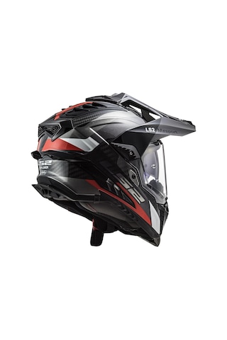 Ls2 Explorer C Karbon Frontıer Kask Tıtanıum Kırmızı