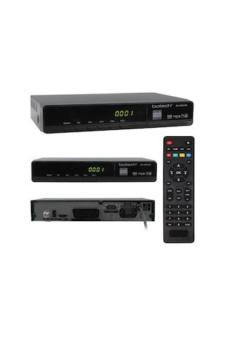 Botech Bs-5000 Hdmı + Scart + Usb Girişli 1080p Full Hd Uydu Alıcı