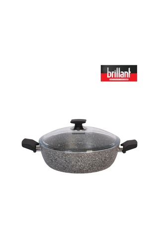 Brillant Lüks Granit 26 Cm Pilav Karnıyarık Tenceresi Yanmaz Yapışmaz Tencere