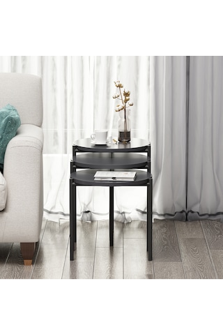 Sunny 3 Lü Zigon Sehpa Antrasit