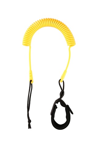 Neevoyu Sup Tahta İçin Esnek Tpu Tırmanma Kordonu - 300cm Genişleyen, Deniz Suyu Dayanıklı, Ayak Bileği Kolu İle Sarı