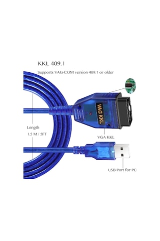 VAG COM 409.1 AUDI / VW / Seat Usb Kablo Vag Tarayıcı