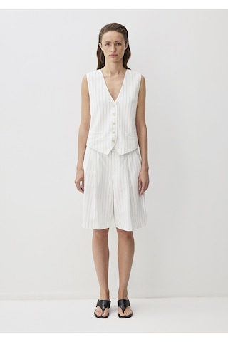 Mavi - Ekru Tencel Lyocell Karışımlı Yelek 1110685-89881 Ekru