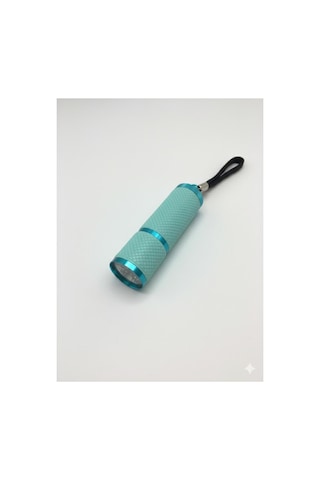 Mini Led El Feneri Anahtarlık Taşınabilir, Güçlü Işık, Kamp & Acil Durum Feneri Mavi