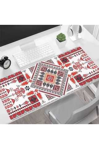 Sge Teknoloji 70x30 Cm Antika Desen Kaydırmaz Taban Speed Yüzey Oyuncu Mouse Pad Gaming
