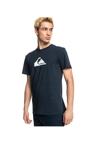Quiksilver Comp Logo SS Erkek T-Shirt-23444 Lacivert