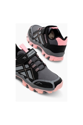 Tonny Black Termo Taban Su İtici Kumaş Cırtlı Çocuk Unisex Füme Pembe Trekking Ayakkabı Tbtmkd025 Füme Pembe