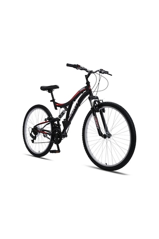 Trail 26" Çift Amortisörlü Bisiklet Siyah-kırmızı