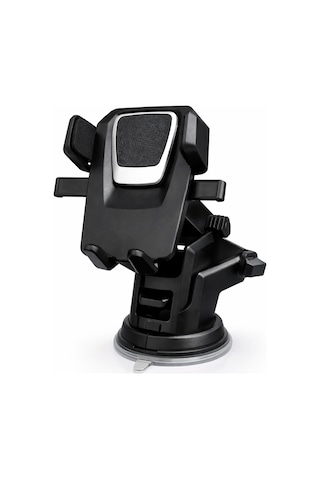 Mega Oto Market 360 Dönebilen Araç İçi Ve Masaüstü Telefon Tutucu Güçlü Vantuzlu Çok Yönlü Oto Telefon Standı