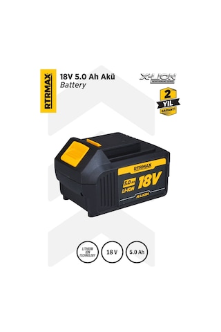RTRMAX RTX1805 X-Lion Akü Yedek Batarya 5.0 Ah