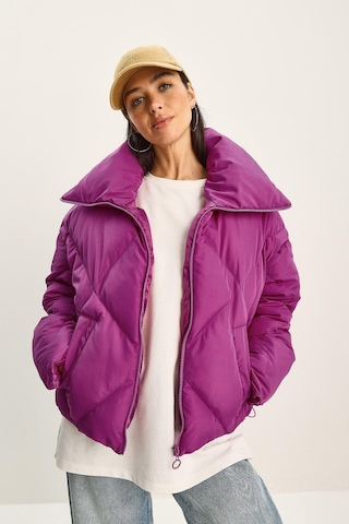 Shade Kadın Oversize Şişme Mont 10191065 - Fuşya