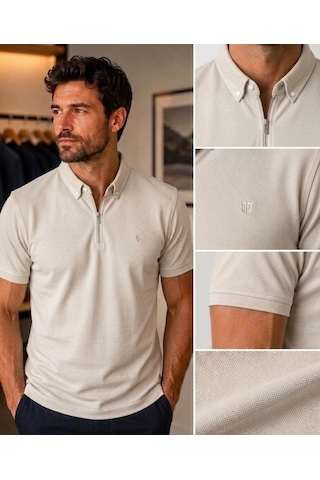Craft Kagi Fermuarlı Polo Yaka Tişört Lacivert