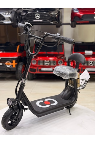 Mini Harley Oturaklı Scooter Siyah