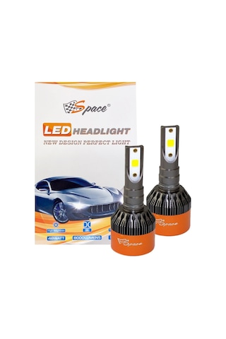 Space 12v 8000lm Beyaz H1 Led Far Ampulü 48w