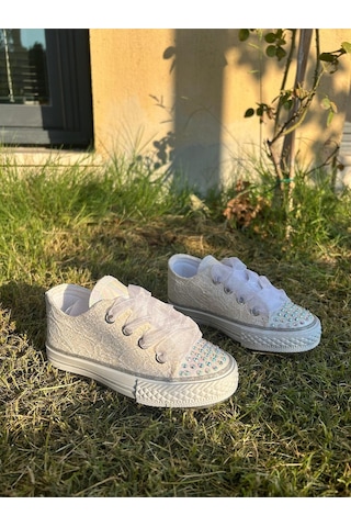 Scarpe Magiche Beyaz Kız Çocuğu Ayakkabısı Işıklı 31-35 Numara Arası Işıksızdır Beyaz