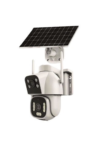 Solar Güneş Enerjili İnox X15 2+2 Mp Çift Lensli 4g Esım Aov Ptz Güvenlik Kamerası