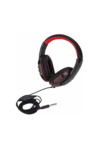 Oyuncu Kulaklığı Kulak Üstü Kablolu Stereo Mikrofonlu Yumuşak Kulak Yastığı