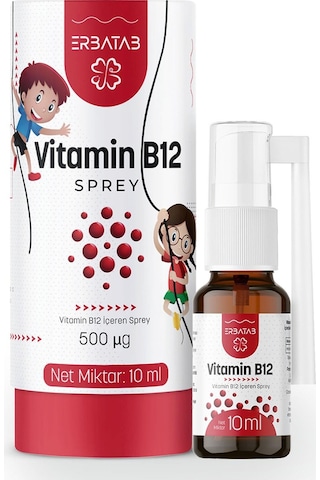 Erbatab Metilkobalamin B12 Sprey 10 ML