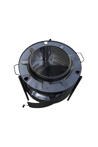 Ateş Çukuru Bahçe Şöminesi Yandan Beslemeli