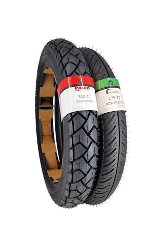 300-17 Ve 275-17 Tubeless - Dubleks Speedblaster/power Lastik Takımı