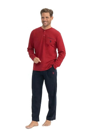 U.s Polo Assn. 12040 Erkek Çeyizlik 5'li Sabahlıklı Pijama Takım-lacivert Lacivert