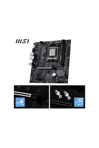 Msı Pro B840m-b Am5 Ddr5 8000mhz Oc Hdmı,vga,2x M.2 Usb 5 Gbs 2.5g Lan Matx