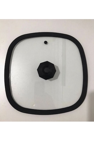 Diamond Kare 28x28 Silikon Cam Kapak Ve Elmas Kulp