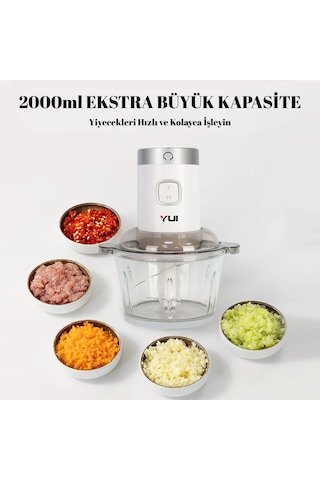Yui M-2001 300 W 3'ü 1 Arada Blender Seti