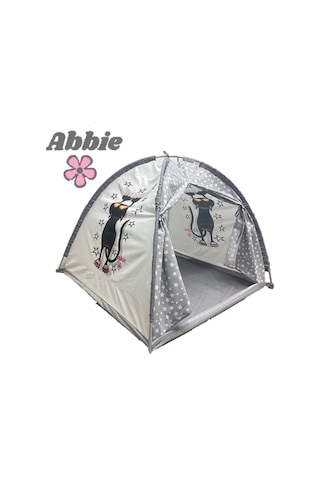 Abbie Çocuk Oyun Çadırı Svm Siyah Kedi Eko Gri