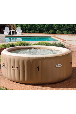 Intex 4 Kişilik Isıtmalı Spa Küveti 120 Jetli, Su Arıtmalı Spa