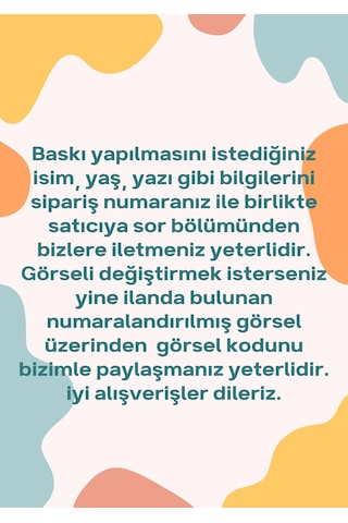 Küçük Prens Erkek Bebek Kapı Süsü Çok Renkli