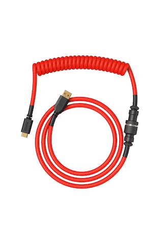Glorious Sarmal Usb-c To Usb-a 1.4 Metre Klavye Kablosu Kırmızı