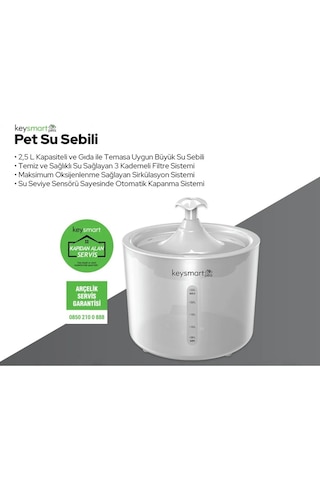 Keysmart Pets Otomatik Pet Su Çeşmesi