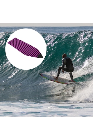 Suntek Elastik Sörf Tahtası Çorap Koruyucu Çanta Saklama 5.0ft-kırmızı Kırmızı