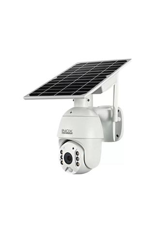 Inox Digital 3 MegaPixel Su Geçirmez 4G Sim Kart Destekli PTZ Solar Bulut Kayıt Destekli Güneş Panelli Kamera