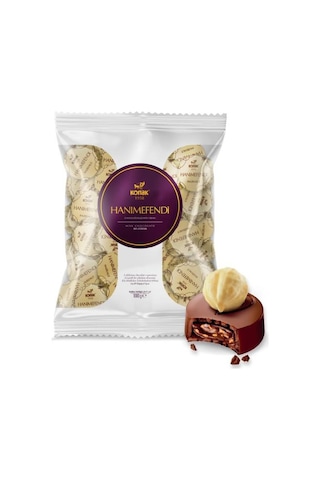 Konak Hanımefendi Fındık Parçacıklı, Dolgulu Sütlü Çikolata 1 KG