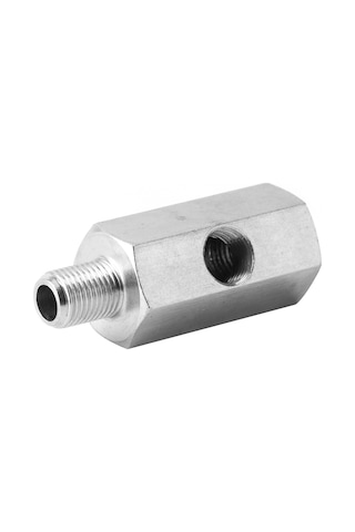 Wezone M10x1.0 Erkek-dişi Yağ Basıncı Sensörü Tee Adaptörü, 1/8" Npt Orta Tap, Evrensel Uyumlu, Paslanmaz Çelik, Honda-hyundai-mazda Uygun
