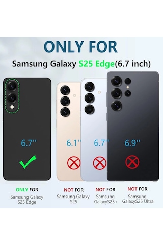 Samsung Galaxy Uyumlu S25 Edge Kılıf Karbon Desenli Yumuşak Silikon Tank