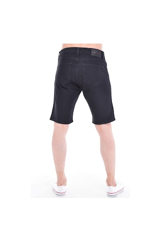 Cedy Denim Erkek Kot Şort Slim Fit Jean Şort - C342 Siyah