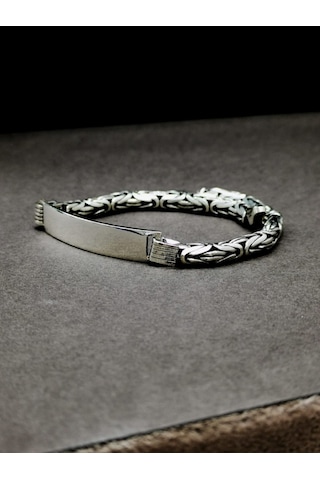 Omar Silver Erkek Kral 5 Mm Oval Plakalı Künye 26,40 Gr
