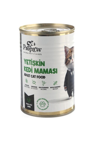 Propaw Kuzu Parça Etli Jöleli Premium Tahılsız Yetişkin Kedi Maması 415 G