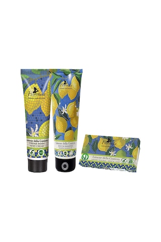 Florinda Mozaik Limone Della Duş Jeli 30ml El Kremi 30ml Ve Bitkisel Katı Sabun 50gr 3lü Set Limon