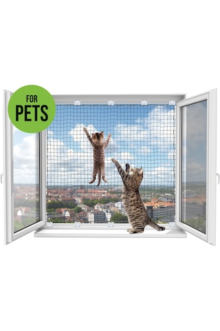 Winpet Winblock Pets Çift Kanat Pencere Güvenlik Ağı110 x 140 CM