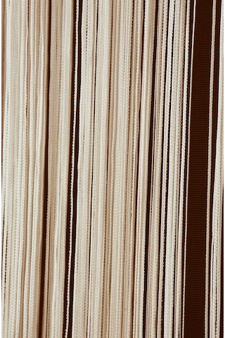 İp Perde İnce Zincir Krem Renk 300 X 280 Cm Krem