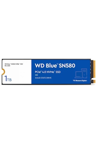 WD Blue SN580 WDS100T3B0E 4150/4150 MB/S 1 TB M.2 NVMe SSD